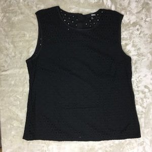 Brooklyn Industries Button Backed Lace Tank Top